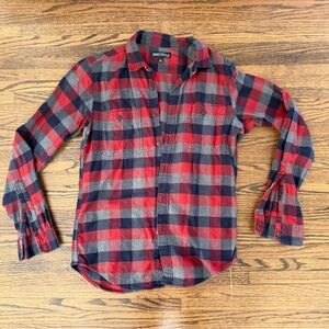 J. Crew Flannel | Red, Grey, Navy | Men’s Small
